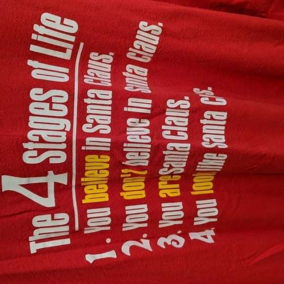 Gildan Men's Long Sleeve Christmas Graphic Tee Size 2X - Picture 2 of 6